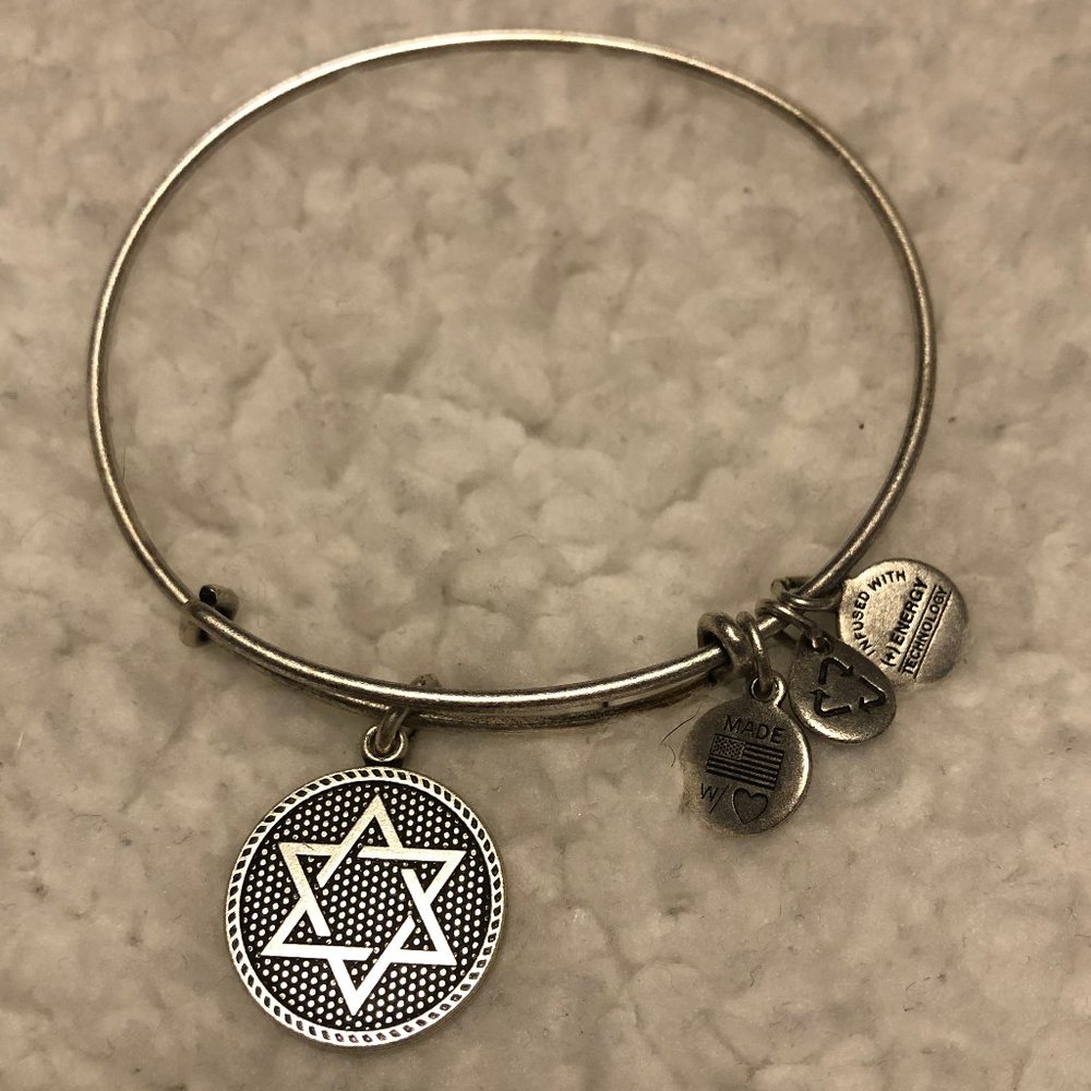 Alex and Ani Star of David Charm Bangle